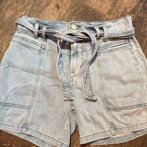 Hudson Jeans Blue High Waist Shorts